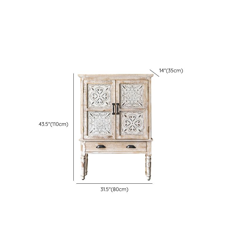 Industrial Stain Resistant Cabinet Distressed Wood Solid Wood Accent Cabinet Clearhalo 'Cabinets & Chests' 'cabinets_chests' 'furn' 'furn_cabinets_chests' 'Furniture' 'Living Room Furniture' 1200x1200_688c74ed-6e7e-420d-9c0e-f467b5f64af3