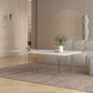 Slate Top Coffee Cocktail Table Sled Rectangle Coffee or End Table Clearhalo 'Coffee & Accent Tables' 'Coffee Tables' 'coffee_tables' 'furn' 'furn_coffee_tables' 'Furniture' 'Living Room Furniture' 1200x1200_688ce370-97e3-4917-b096-2196a9662c27