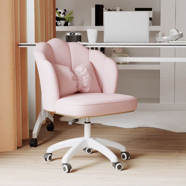 Metal Base Contemporary Office Chair Velvet Parsons Computer Desk Chair Clearhalo 'furn' 'furn_office_chair' 'Furniture' 'Office Chairs' 'Office Furniture' 'office_chair' 1200x1200_688e1d89-1d01-4602-b0d6-a048adf6a1cd