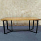 Industrial Rectangle Dining Table Solid Wood Trestle Base Dining Table Clearhalo ' dining_table' 'Dining Tables & Seating' 'Dining Tables' 'furn' 'furn_dining_table' 'Furniture' 'furniture_dining_table' 'Kitchen & Dining Furniture' 'kitchen&dining_furn' 'kitchen' 'kitchen_dining_table' 1200x1200_688e5ba4-8b3b-4ccf-b8b8-f97a92855a8a