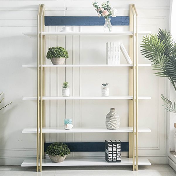 Moderne boekenplank metalen open plank boekenkast met planken voor kantoor