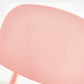 Scandinavian Plastic Dining Side Chair Open Back Armless Dining Chairs