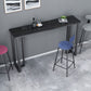 Modern Style Bar Table 42-inch Height Stone Top and Metal Base Bistro Table Clearhalo 'Bar Furniture' 'Bar Tables' 'bar_tables' 'furn' 'furn_bar_tables' 'Furniture' 'furniture_bar_tables' 'Kitchen & Dining Furniture' 1200x1200_689505be-4762-4ffc-bb11-45ae70525234