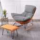 Modern Rocking Chair Faux Leather Solid Color Glider Chair with Ottoman Clearhalo 'Chairs & Seating' 'furn' 'furn_rocking_chairs' 'Furniture' 'Living Room Furniture' 'Rocking Chairs' 'rocking_chairs' 1200x1200_6895277c-5f34-41c0-b56b-25faed9c48f8
