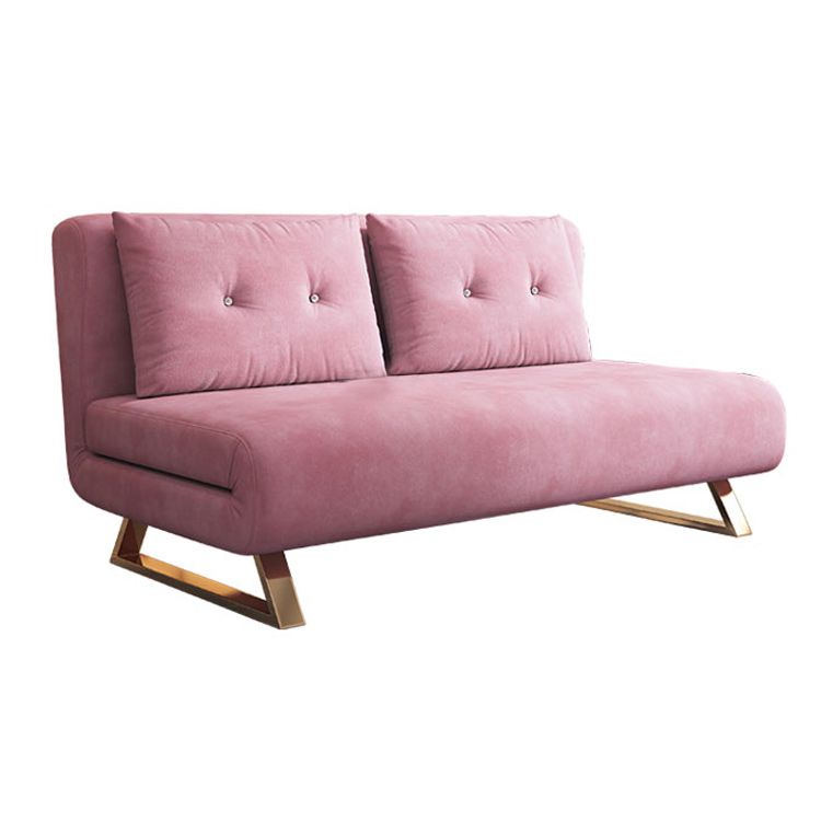 Armless Cushion Back Futon Foldable Pillow Included Sleeper Sofa Clearhalo 'furn' 'furn_futons' 'Furniture' 'Futons & Daybeds' 'Futons' 'Living Room Furniture' 1200x1200_689664ed-e709-4544-940a-89531e43f0d3