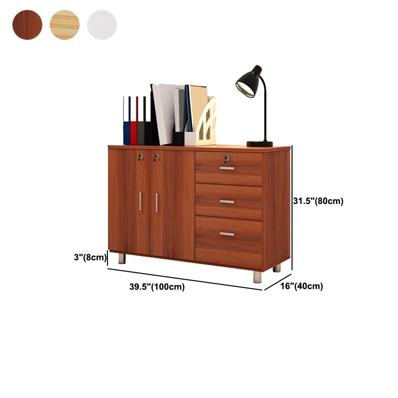 Armadio per accento di legno contemporaneo con cabine laterale del rettangolo del cassetto