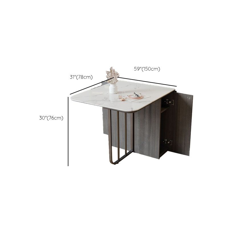 Modern Furniture Dining Set 1/3/5 Pcs Folding Table with Dining Upholstered Chairs Clearhalo 'Dining Room Sets' 'Dining Tables & Seating' 'dining_room_set' 'furn' 'furn_dining_room_set' 'Furniture' 'Kitchen & Dining Furniture' 1200x1200_6898f2b4-624a-4d1c-968a-e837fa8fa016