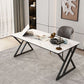 Industrial Rectangular Writing Desk Marble Office Desk with Metal Legs Clearhalo 'furn' 'furn_office_desk' 'Furniture' 'Office Desks' 'Office Furniture' 'office_desk' 1200x1200_689904a3-27c4-409f-8d39-87d880d6b092