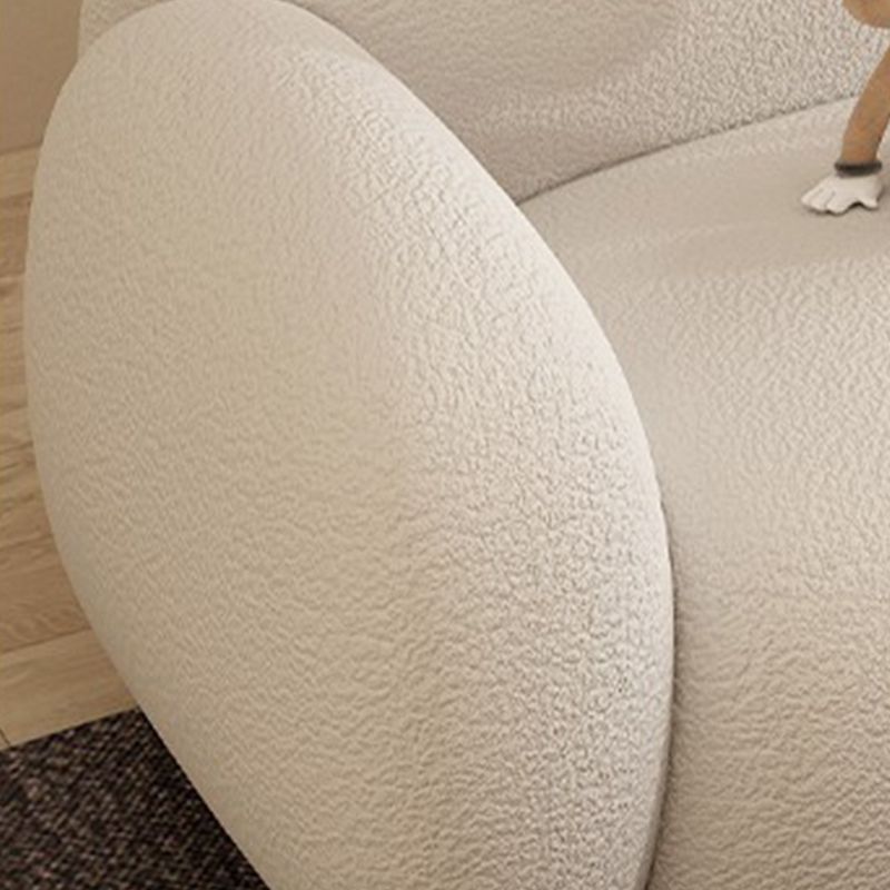 Modern Style Sofa Velvet Cushioned Backrest Sponge Cushions Fill Sofa Bed