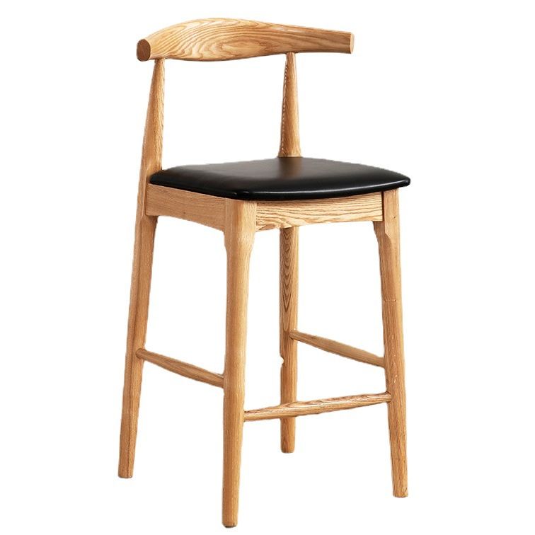 Contemporary Counter & Bar Stool Armless Wood Indoor Bar Stool with Footrest Clearhalo 'Bar Furniture' 'Bar Stools' 'bar_stools' 'furn' 'furn_bar_stools' 'furniture_bar_stools' 'Kitchen & Dining Furniture' 'kitchen&dining_furn' 'kitchen' 'kitchen_furn' Furniture' 1200x1200_689d75ff-4ec0-42fa-82a3-4a49839299e8