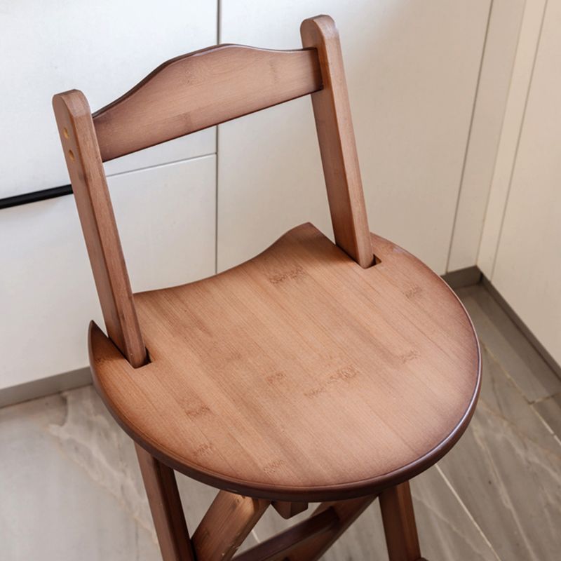 Contemporary Solid Wood Barstool Folding Bar Stool for Restaurant Clearhalo 'Bar Furniture' 'Bar Stools' 'bar_stools' 'furn' 'furn_bar_stools' 'furniture_bar_stools' 'Kitchen & Dining Furniture' 'kitchen&dining_furn' 'kitchen' 'kitchen_furn' Furniture' 1200x1200_689f4522-c64a-4d88-8390-08721495c8ea
