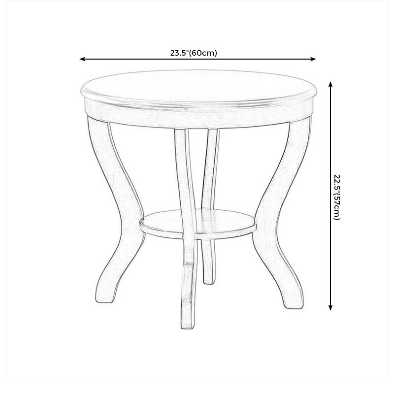 22,4 "tavolo da gambe alto 4 gambe tavolino in legno massiccio per soggiorno