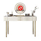 Table de maquillage blanc pour chambre avec tiroir 15,74 "W x 31,49" H
