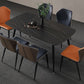 Modern Rectangle Dining Table Sintered Stone Dining Table with 4 Black Legs for Home Kitchen Dinner Clearhalo ' dining_table' 'Dining Tables & Seating' 'Dining Tables' 'furn' 'furn_dining_table' 'Furniture' 'furniture_dining_table' 'Kitchen & Dining Furniture' 'kitchen&dining_furn' 'kitchen' 'kitchen_dining_table' 1200x1200_68a0be50-b512-4a96-a01e-991f0d63d7e0
