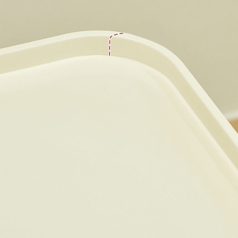 Scandinavian Plastic Night Table 15" Wide Square Nightstand with Drawers Clearhalo 'Bedroom Furniture' 'furn' 'furn_night_stand' 'Furniture' 'night_stand' 'Nightstands' 1200x1200_68a208ae-3681-4b82-999c-8147fcf4d056