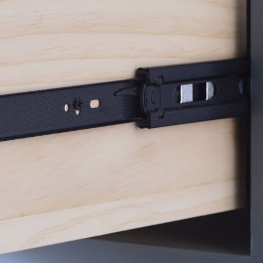 Cómoda vertical náutica para lencería, cómoda de almacenamiento de madera para dormitorio