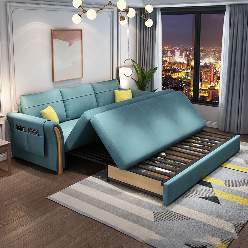 Armoiries évasées FUTON Pliant Pliant Comprend Coussin Dormir Slonge avec rangement