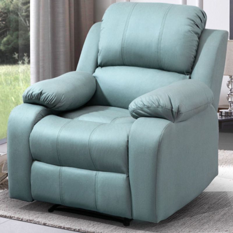 Tradizionale poltrone manuale in pelle 34,3 'sedia a base di reclinabile a base girevole