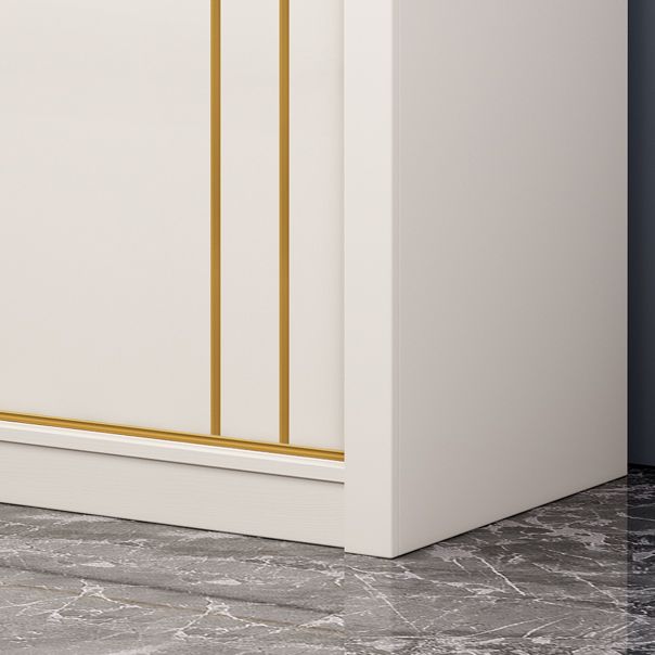 Contemporary Wooden Wardrobe White Wardrobe Closet with Sliding Door Clearhalo 'Armoires & Wardrobes' 'armoires_wardrobes' 'Bedroom Furniture' 'furn' 'furn_armoires_wardrobes' 'Furniture' 1200x1200_68a92102-0f08-49dd-9d2c-b342268de5e8