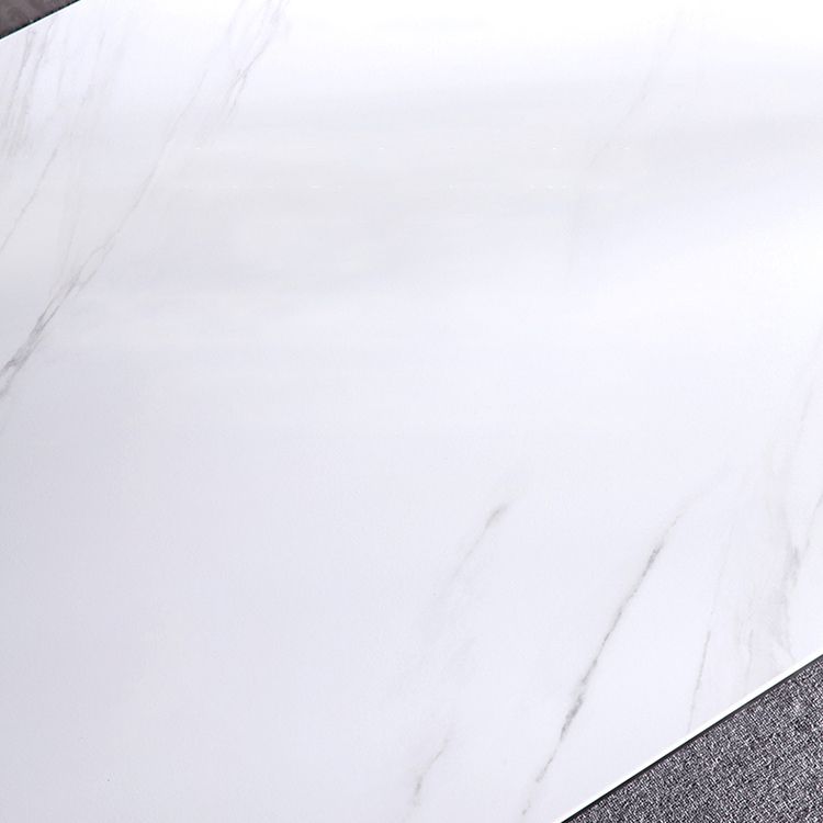 Sintered Stone Dining Table Industrial Black 4 Legs Base Rectangle Table for Home Clearhalo ' dining_table' 'Dining Tables & Seating' 'Dining Tables' 'furn' 'furn_dining_table' 'Furniture' 'furniture_dining_table' 'Kitchen & Dining Furniture' 'kitchen&dining_furn' 'kitchen' 'kitchen_dining_table' 1200x1200_68aac003-5b6a-4866-87f8-69eb855f3622
