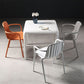 Contemporary Style Dining Chair Kitchen Dining Arm Side Chair with Plastic Legs Clearhalo ' kitchen&dining_furn' 'Dining Chairs' 'Dining Tables & Seating' 'dining_chair' 'furn' 'furn_dining_chair' 'Furniture' 'furniture_dining_chair' 'Kitchen & Dining Furniture' 'kitchen' 1200x1200_68ab71d3-4106-4c7e-b289-836c53ef428f