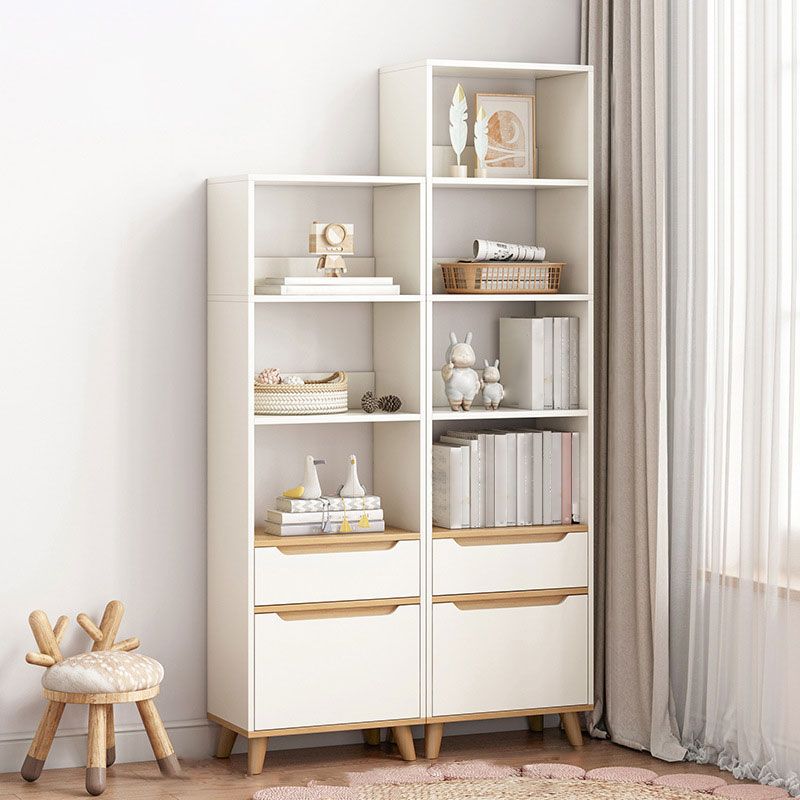 引き出しの木の切り抜きを備えた現代の長方形の標準胸