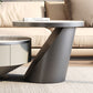 Round Pedestal Coffee Table Glam Stone Cocktail Table with 2 Drawers Clearhalo 'Coffee & Accent Tables' 'Coffee Tables' 'coffee_tables' 'furn' 'furn_coffee_tables' 'Furniture' 'Living Room Furniture' 1200x1200_68adf62a-7407-4d04-b810-85dd04b8291f