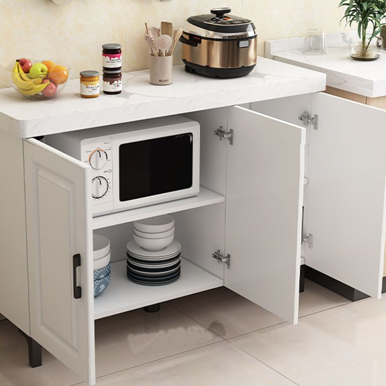 Modern Sideboard Stone Top Sideboard with Door for Kitchen Use Clearhalo 'buffet_sideboard' 'Buffets & Sideboards' 'furn' 'furn_buffet_sideboard' 'Furniture' 'Kitchen & Dining Furniture' 1200x1200_68aeac99-c4fd-47ce-bafa-29acaacdf0c9