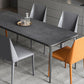Contemporary Sintered Stone Rectangle Table Set 1/4/7 Pieces Dining Set Clearhalo 'Dining Room Sets' 'Dining Tables & Seating' 'dining_room_set' 'furn' 'furn_dining_room_set' 'Furniture' 'Kitchen & Dining Furniture' 1200x1200_68af18b1-08e3-400c-b7dd-b4410e623b51