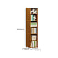 Modern Style Bookshelf Standard Closed Back Wooden Bookcase for Home