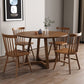 Modern Style Dinette Set 1/2/4/5 Pcs Round Solid Wood Dinette Table with Dining Chair Clearhalo 'Dining Room Sets' 'Dining Tables & Seating' 'dining_room_set' 'furn' 'furn_dining_room_set' 'Furniture' 'Kitchen & Dining Furniture' 1200x1200_68b31331-2f78-406d-a6f0-025ba35dbdad