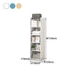 Manufactured Wood Scandinavian Bookshelf Vertical Bookcase for Home Clearhalo 'Bookcases' 'Furniture' 'furniture_bookcases' 'Office Furniture' 1200x1200_68b4630b-1ea4-4afb-aff1-34db33640142