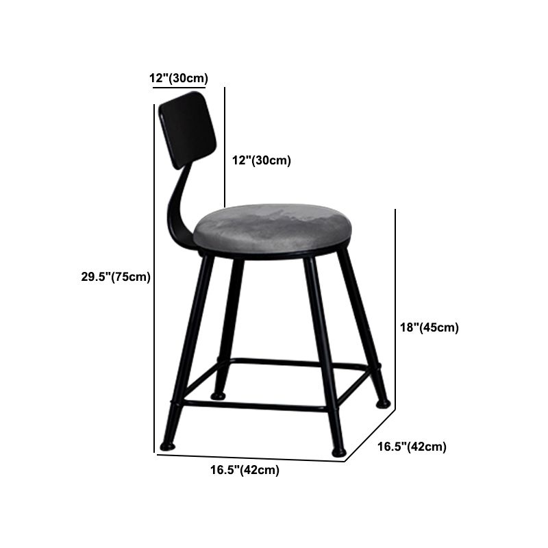 Industrial 1/2/3 Pièces Table de table ronde Set Bistro Fintered Stone Bistro