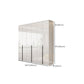 Hinged Wardrobe Armoire with Shelves White Wardrobe Closet for Home