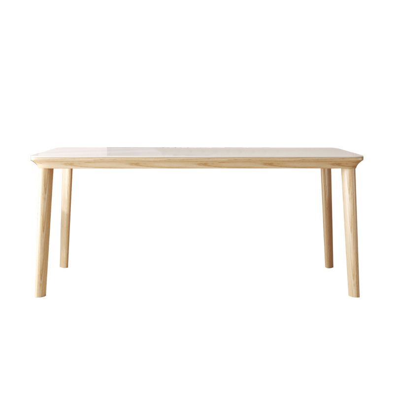 Contemporary Furniture Rectangle Stone Dining Room Table for Kitchen Clearhalo 'Dining Tables & Seating' 'Dining Tables' 'dining_table' 'furn' 'furn_dining_table' 'Furniture' 'Kitchen & Dining Furniture' 1200x1200_68b6f613-d347-4b79-a910-53fe0ec91662