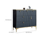 Commode en bois manufacturé avec coffre de rangement Classic Glam de 15,21 pouces