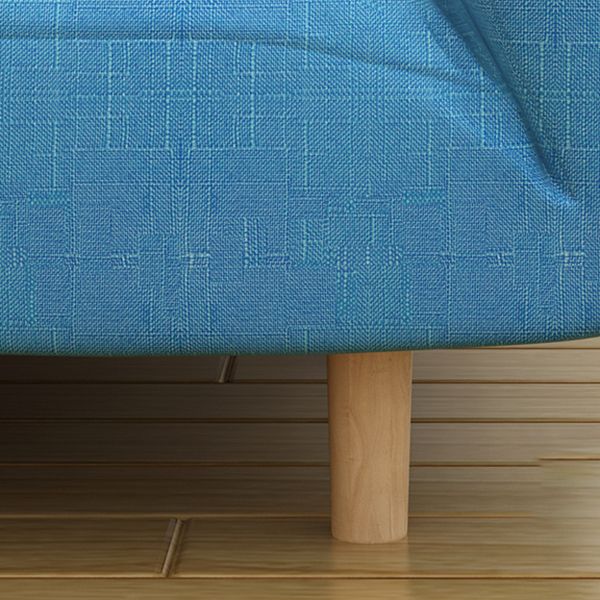 Linnen eigentijdse vierkante arm verstelbare sofa cabriolet bank voor woonkamer