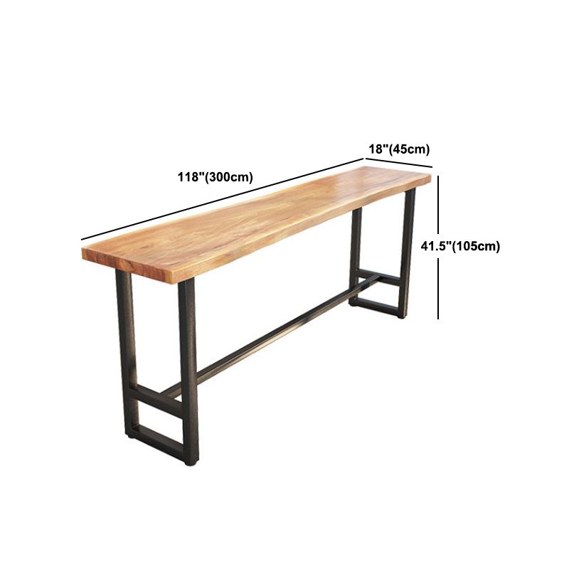 Tavolo da pub a barre di barra da barra moderna bar/tavolo da dinette in legno solido per negozio