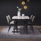 Modern Rectangle Dinette Set 1/2/4/5/7 Pieces Dining Table Set with Grey Sintered Stone Clearhalo 'Dining Room Sets' 'Dining Tables & Seating' 'dining_room_set' 'furn' 'furn_dining_room_set' 'Furniture' 'furniture_dining_room_set' 'Kitchen & Dining Furniture' 1200x1200_68bf8dda-aa27-4f27-8a67-35e21a12b7c3
