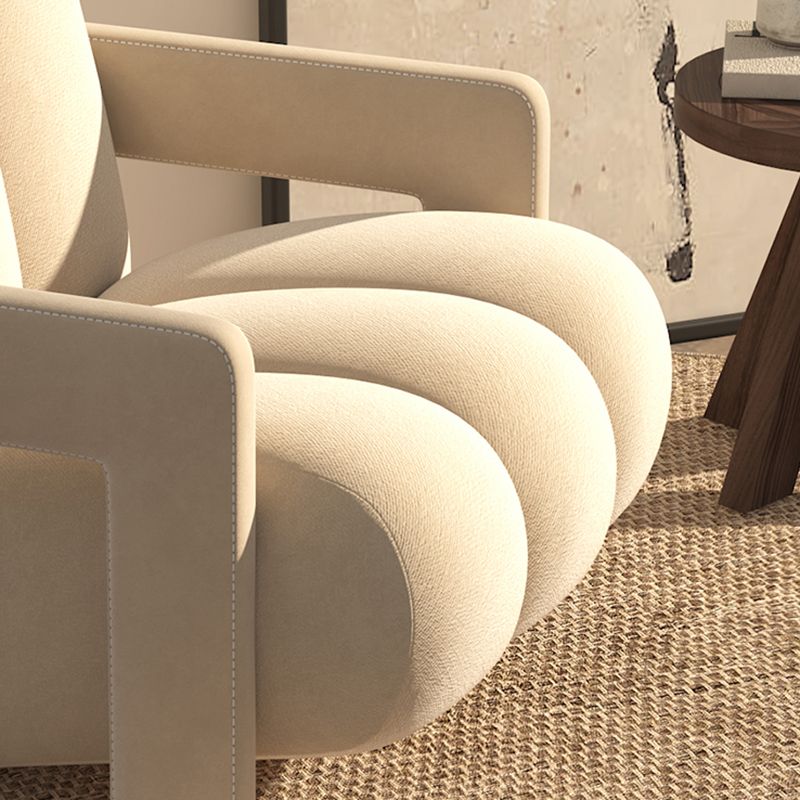 Scandinavian Arms Included Lounge Chair Solid Color Living Room Armchair Clearhalo 'Accent Chairs' 'accent_chairs' 'Chairs & Seating' 'furn' 'furn_accent_chairs' 'Furniture' 'Living Room Furniture' 1200x1200_68c157ff-766c-4544-8339-6eb2baefdca1