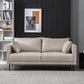 Padded Sponge Seat with Cushioning Back and Imitation Leather Craft Sofa Clearhalo 'Furniture' 'furniture_sofas' 'kitchen' 'kitchen_sofas' 'Living Room Furniture' 'Sofa' 'sofas' 1200x1200_68c1aa8d-445b-4c1a-957d-f0fd4a3a1a4c