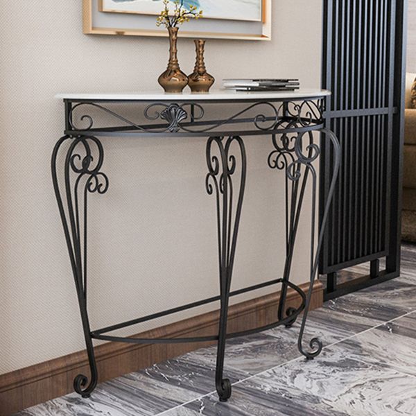 Tavolo di divano console in marmo moderno per la sala per la sala