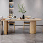 Contemporary Dining Table Pine Solid Wood Table with 3 Legs for Dining Clearhalo ' dining_table' 'Dining Tables & Seating' 'Dining Tables' 'Furniture' 'furniture_dining_table' 'Kitchen & Dining Furniture' 'kitchen&dining_furn' 'kitchen' 'kitchen_dining_table' 1200x1200_68c32b3d-6d46-4dc8-8192-9655aa4101e5