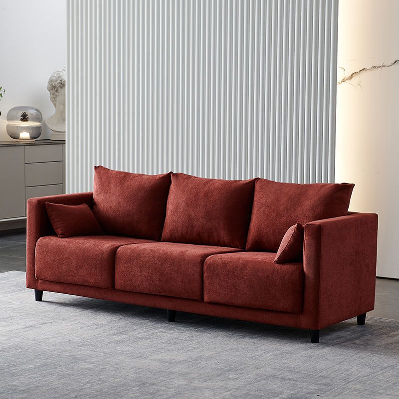 Coussins contemporains du bras carré de coton canapé stationnaire pour le salon