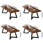 Rectangle Double Pedestal Industrial Dining Table Wood Color Fixed Table of Solid Wood Clearhalo ' dining_table' 'Dining Tables & Seating' 'Dining Tables' 'furn' 'furn_dining_table' 'Furniture' 'furniture_dining_table' 'Kitchen & Dining Furniture' 'kitchen&dining_furn' 'kitchen' 'kitchen_dining_table' 1200x1200_68c6552c-66f0-41f3-8ff7-d842d3a919a9