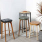 Modern Style Bar-stool PU Leather Counter Bar Stool with Wooden Legs Clearhalo 'Bar Furniture' 'Bar Stools' 'bar_stools' 'furn' 'furn_bar_stools' 'Furniture' 'furniture_bar_stools' 'Kitchen & Dining Furniture' 1200x1200_68c8737e-3a19-401b-9dfe-d895218a6ca2