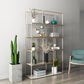 Glam Style Metal Bookshelf Etagere Shelf Bookcase for Home Office Clearhalo 'Bookcases' 'furn' 'furn_bookcases' 'Furniture' 'furniture_bookcases' 'Office Furniture' 1200x1200_68caa409-9044-4f16-8ba1-9b04791020c2