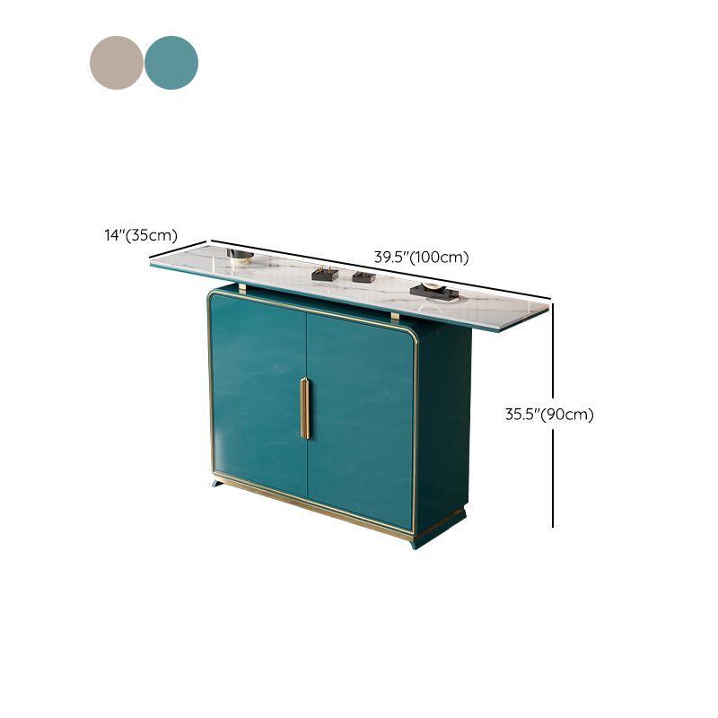 Tavolo console rettangolare glam tavolo da divano console in legno per sala