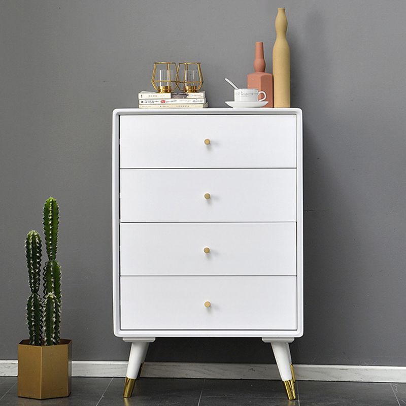 Klassieke glam -verticale lingerie kist massief houten slaapkamer opbergkast