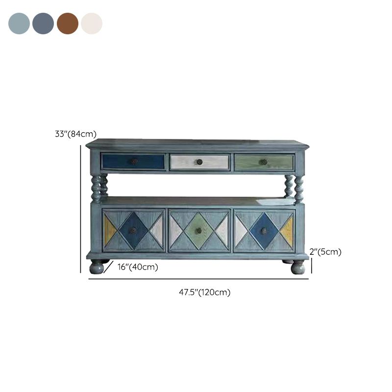 Cabinet à buffet en bois de la ferme Board de maison avec tiroirs